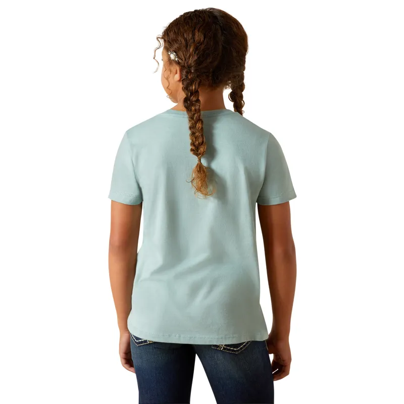 Ariat Youth Wild Spirit T-Shirt in Rivergreen-2
