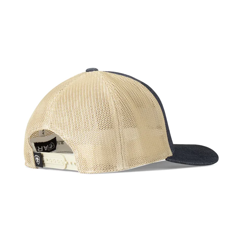 Ariat Work Logo Trucker Cap in Denim-1