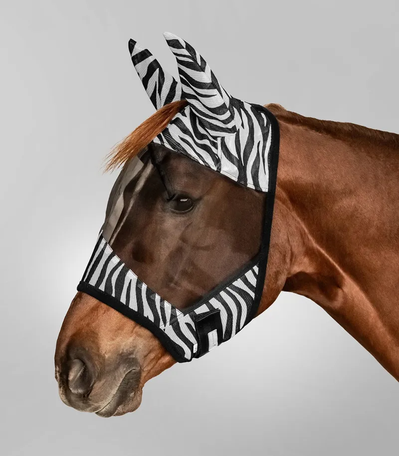Waldhausen Zebra Fly Mask size Cob
