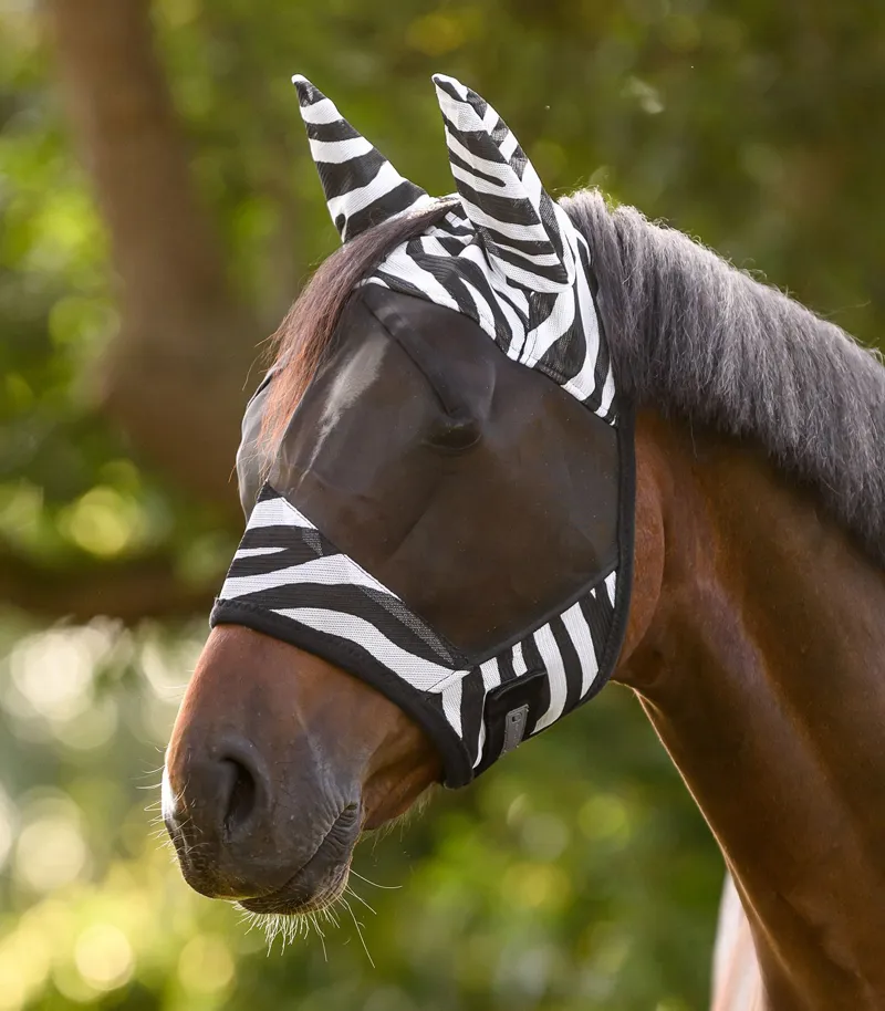 Waldhausen Zebra Fly Mask size Cob-1