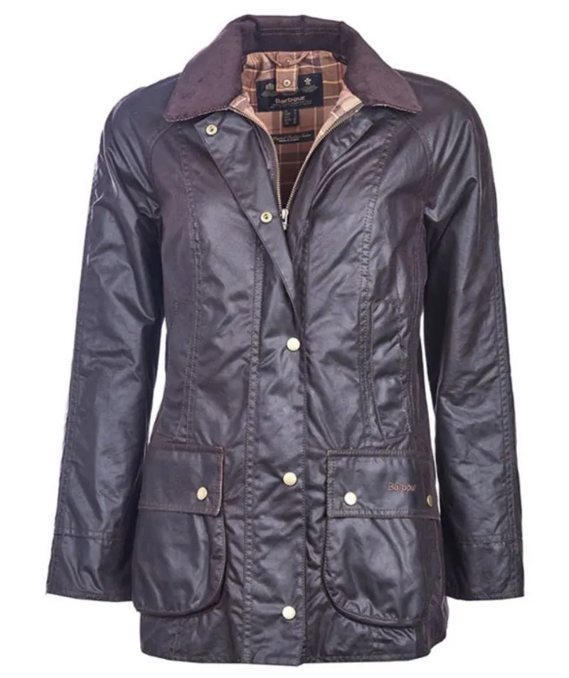 Barbour Ladies Beadnell Wax Jacket in Rustic