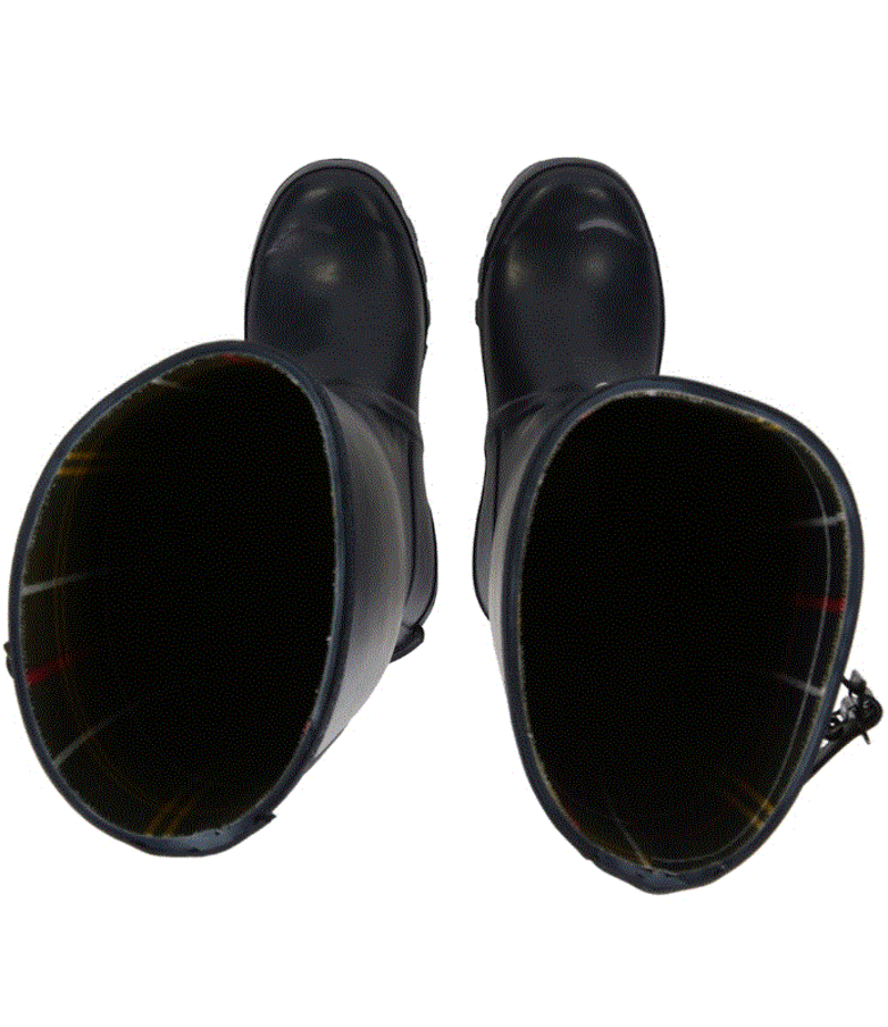 Barbour Bede Wellingtons in Navy-3