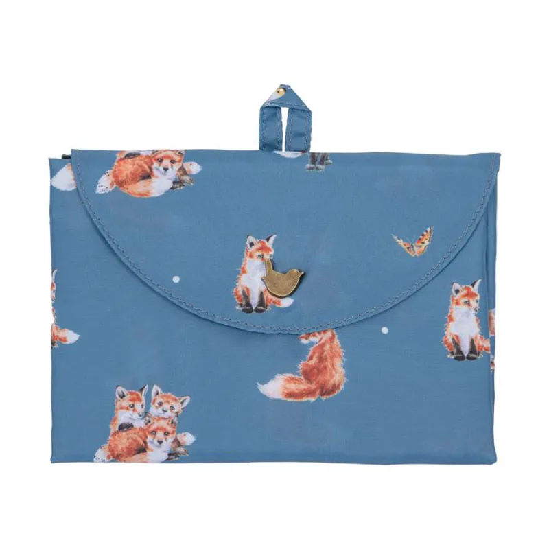 Wrendale 'Born to be Wild' Fox Foldable Shopping Bag-2