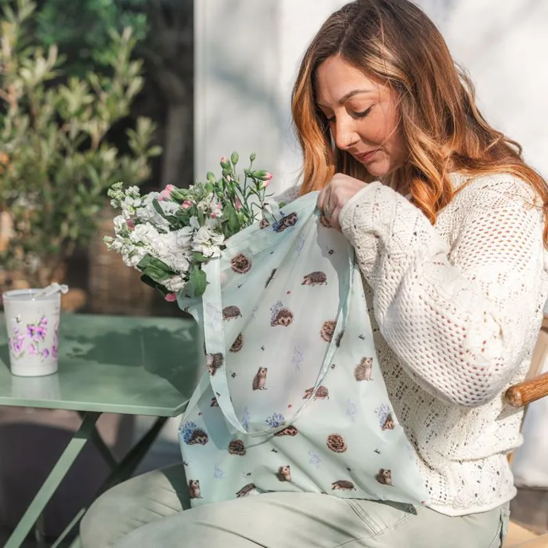 Wrendale 'Awakening' Hedgehog Foldable Shopper-3