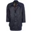 Barbour Border Wax Jacket in Navy