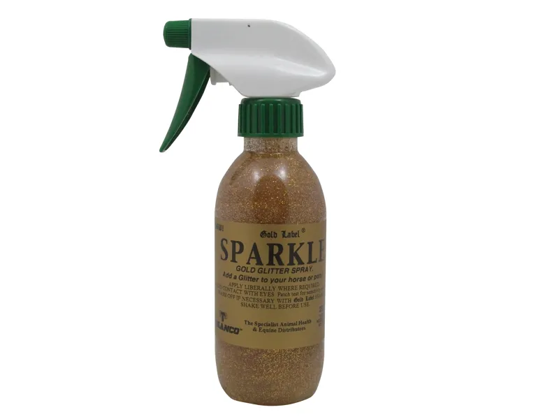 Gold Label 250ml Sparkle Glitter Spray in Gold