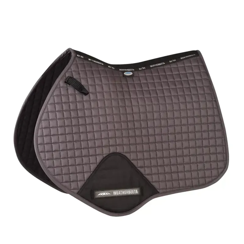 WeatherBeeta Prime Jump Shaped Saddle Pad in Black-2