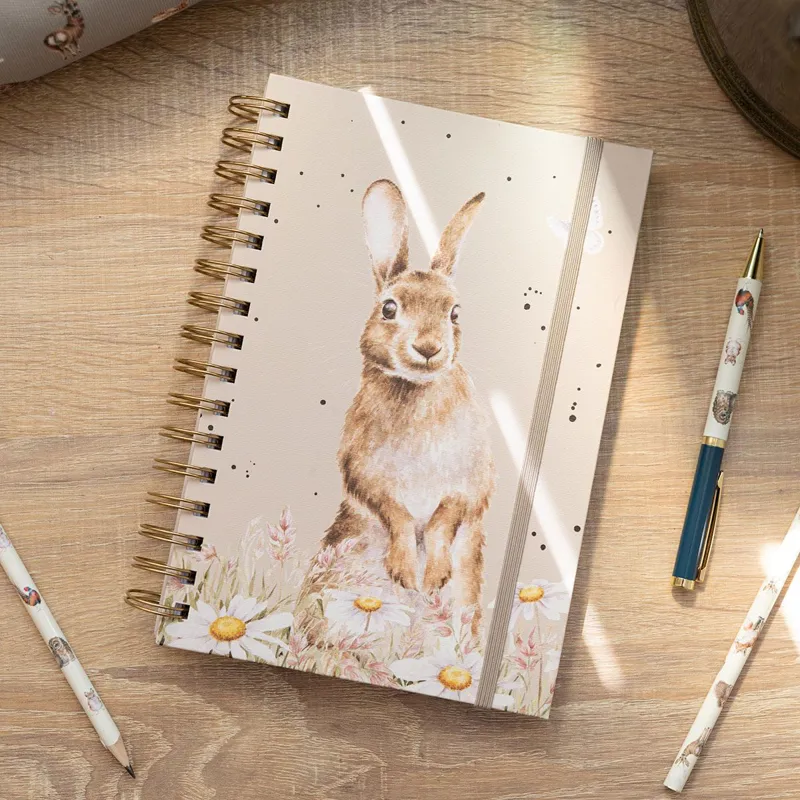 Wrendale 'Among the Daisies' Rabbit Blank Notebook-2
