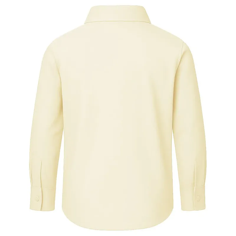 Equetech Junior Long Sleeved Stretch Show Shirt-3