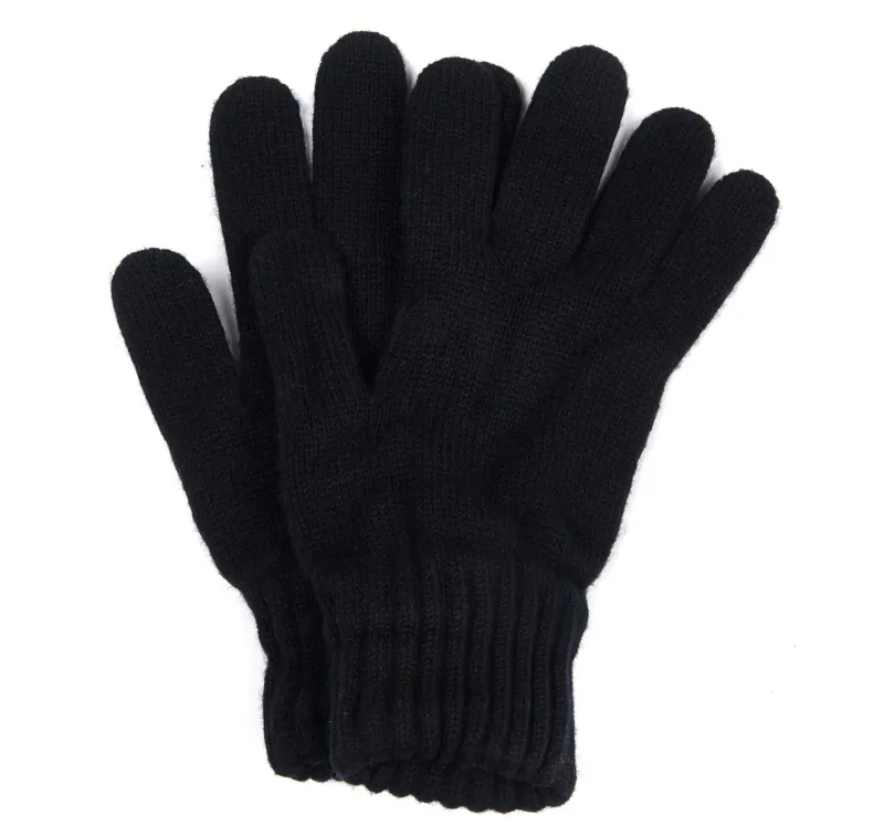 Barbour Lambswool Gloves in Black