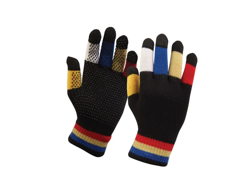 Dublin Childs One Size Magic Pimple Grip Riding Gloves in Black-2