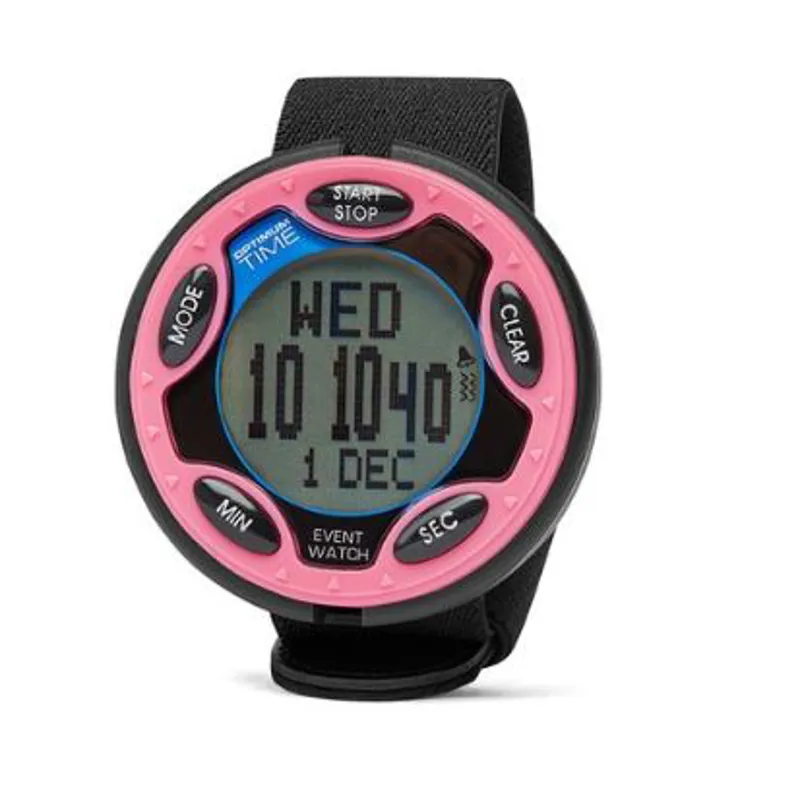 Optimum Time Rechargeable Event Watch PINK