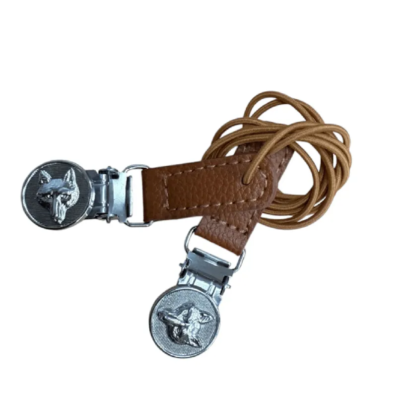 Equetech Showing Number Clips Tan - One Size