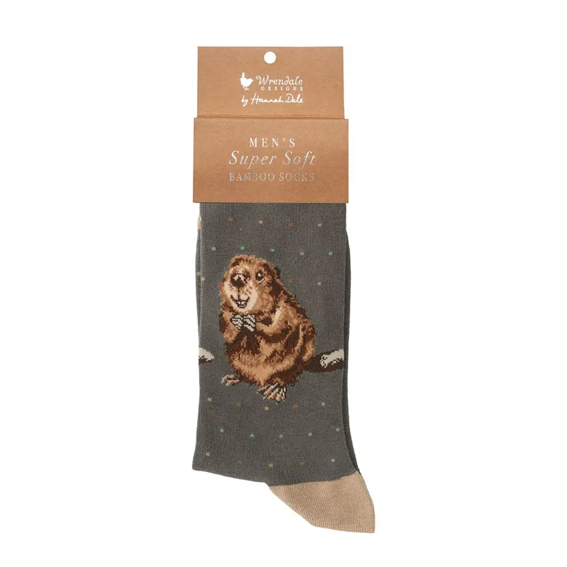 Wrendale 'The Arborist' Beaver Men's Socks