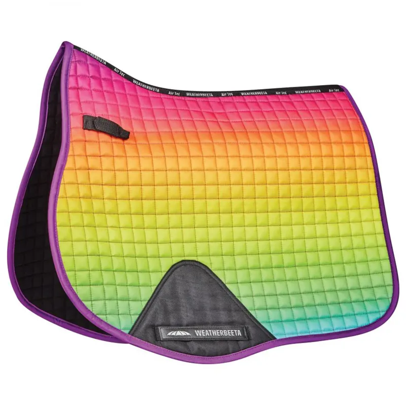 Weatherbeeta Ombre AP Saddle Pad Rainbow Full