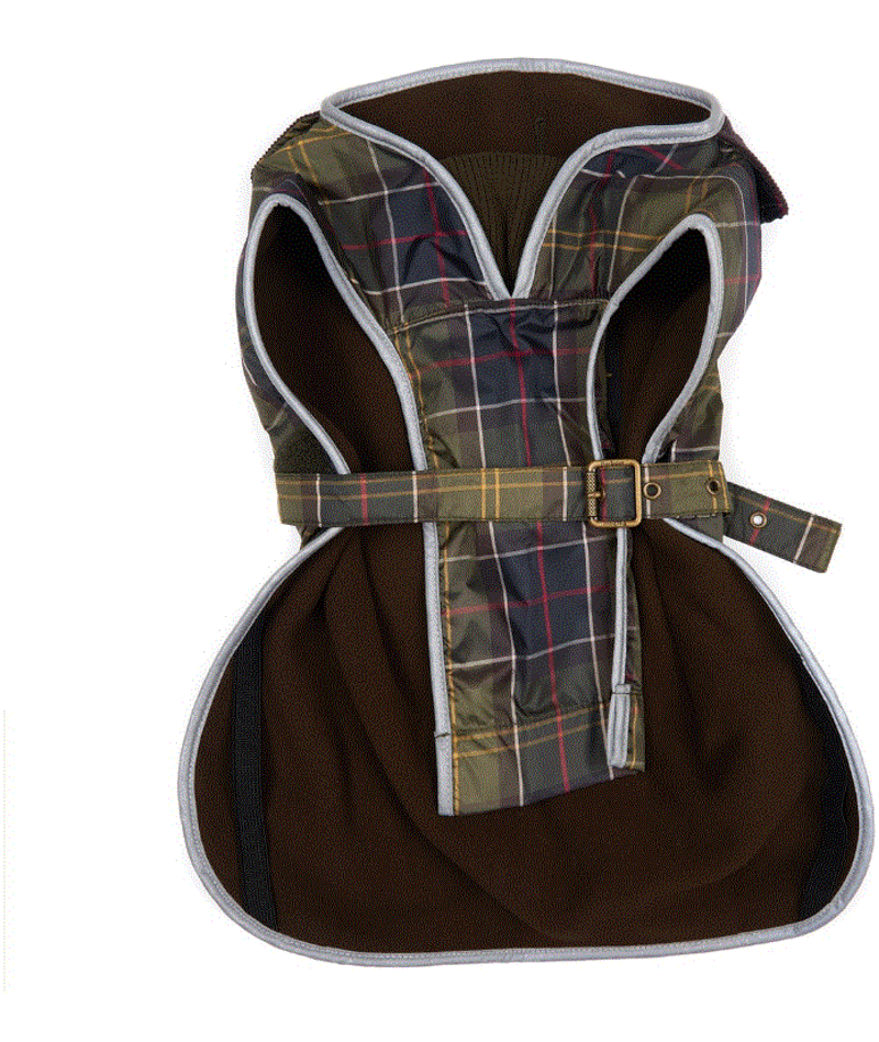 Barbour Waterproof Tartan Dog Coat-1