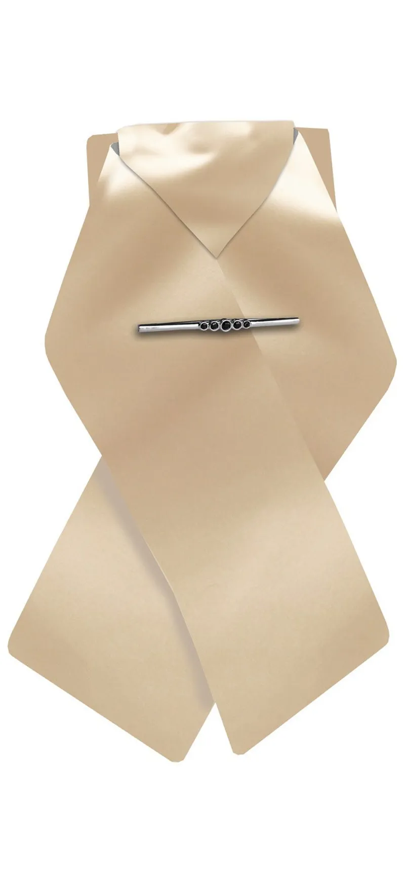 Equetech Ready-Tied Stock Plain