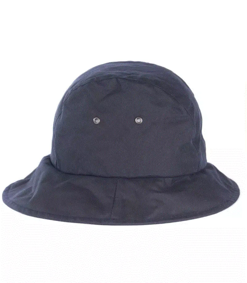 Barbour Womens Souwester Wax Hat in Navy-1