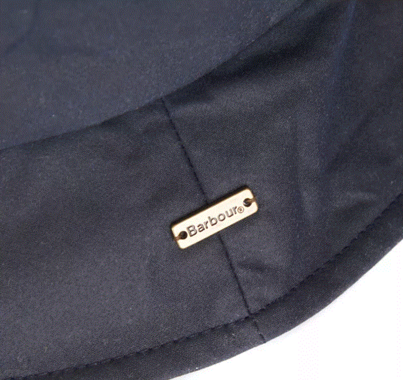 Barbour Womens Souwester Wax Hat in Navy-2