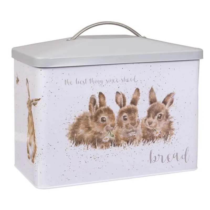 Wrendale Country Animal Bread Bin in Grey
