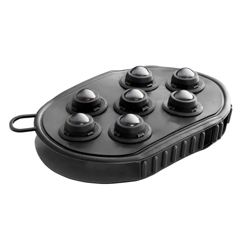 Bitz Massage Grooming Mitt in Black