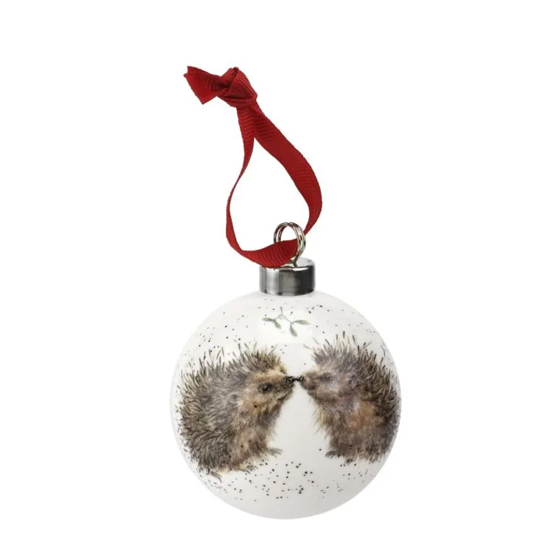 Wrendale 'Hedgehugs' Christmas Bauble