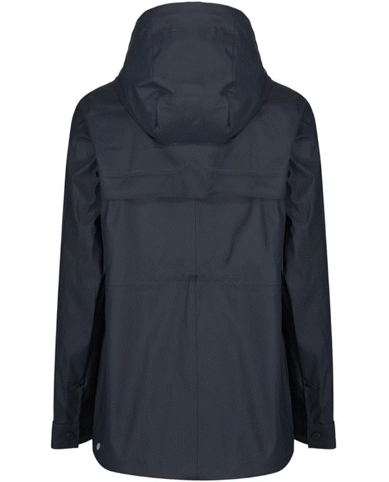 Hunter Ladies Original Lightweight Rubberised Jacket in Navy-1