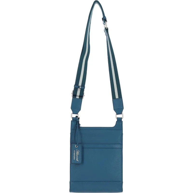 Ashwood Leather Crossbody Bag Teal X-33-3