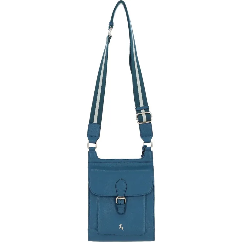 Ashwood Leather Crossbody Bag Teal X-33