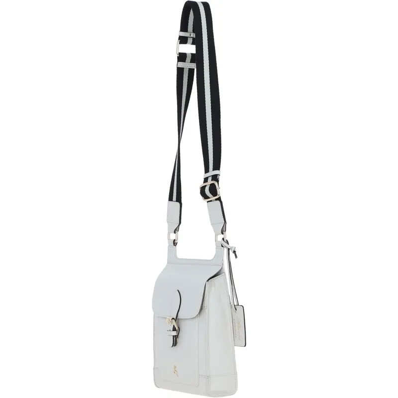 Ashwood Leather Crossbody Bag White X-33-2