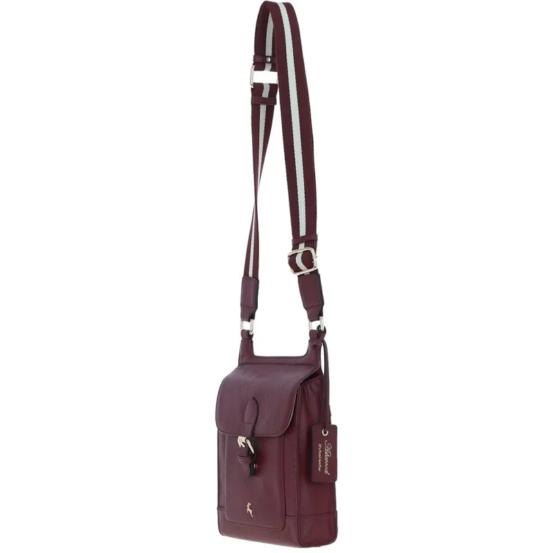 Ashwood Leather Crossbody Bag Wine X-33-2