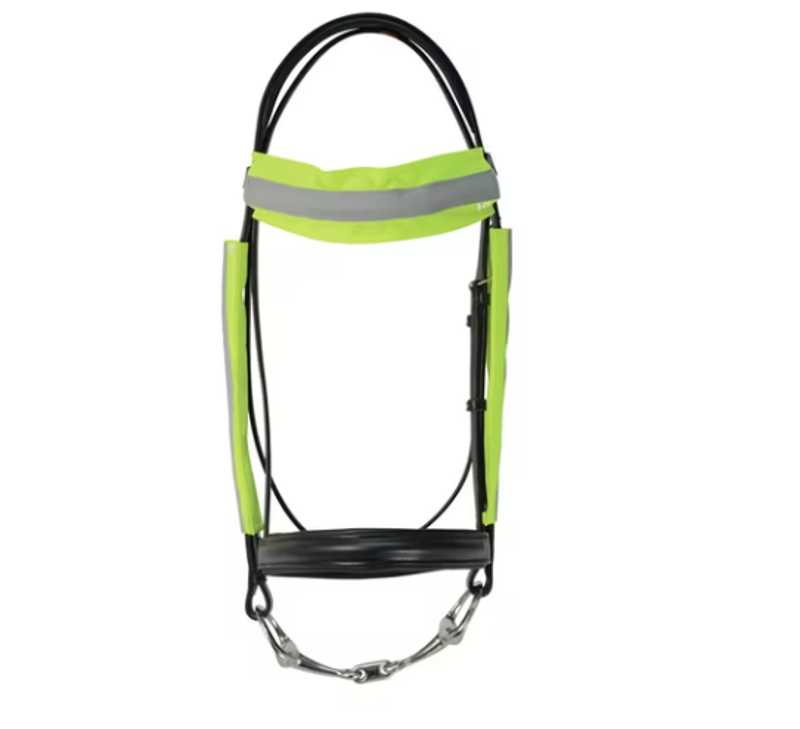 Hy Viz Reflector Bridle Bands in Yellow
